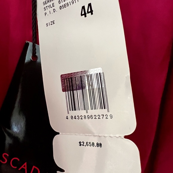 Brand new unused Burgundy Escada Leather Jacket - Picture 5 of 15